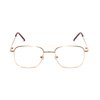 Calabria 8151 Mens 50mm Metal Aviator Reading Glasses Gold Full Lens Power +1.50