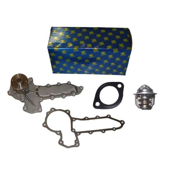 New WATER PUMP With Thermostat COMPATIBLE WITH Kubota V1902
