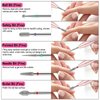 Cellentool 25Pcs Nail Drill Bits Set with Storage Box, 3/32 Inch Tungsten Ceramic Diamond Carbide Nail Drill Bits for Acrylic Nails Gel Polish, Cuticle Efile Remover Bits for Manicure Pedicure