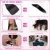 Beauty Queen Brazilian Human Hair Bundles Straight (18 18 18 Inch) 16A Grade 100% Unprocessed Virgin Weave 3 Bundles Straight Thick Remy Hair Extensions for Women Natural Color