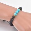 Mystiqs Kids Adjustable Lava Rock Beaded Stone Bracelet Essential Oil Diffuser for Aromatherapy Ideal for Anti-Stress or Anti-Anxiety Ages 6-13 (New Upgraded Anti-Loose System)