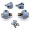 8 Pcs Top/Bottom Shower Door Rollers/Runners/Pulleys/Wheels Bathroom Replacement Parts 22mm Diameter