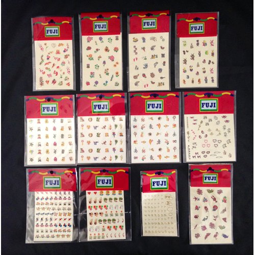 Assorted Nail Decals Package 4 (12-Pack)