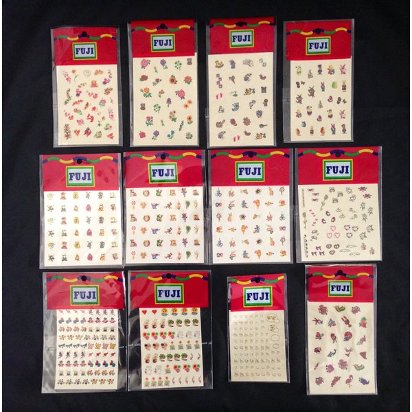 Assorted Nail Decals Package 4 (12-Pack)