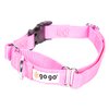 GOGO Pet Products 3/8-Inch Martingale Dog Collar, X-Small, Pink