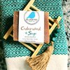 Bluebyrd Soap Co. Cedarwood + Wild Sage Bar Soap | 100% All Natural Essential Oil Soap Bar | USA Made Mens Organic Body Wash Bars | Vegan + Chemical Free (Cedarwood)