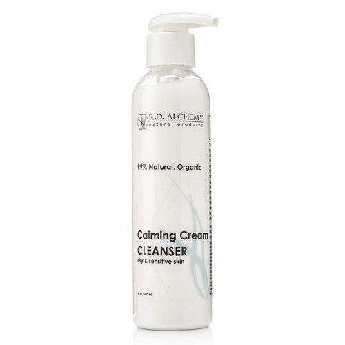 RD Alchemy - 100% Natural & Organic Calming Cream Cleanser. Sulfate Free Face Wash for Dry, Sensitive Skin - Soothing while Cleansing & Moisturizing.