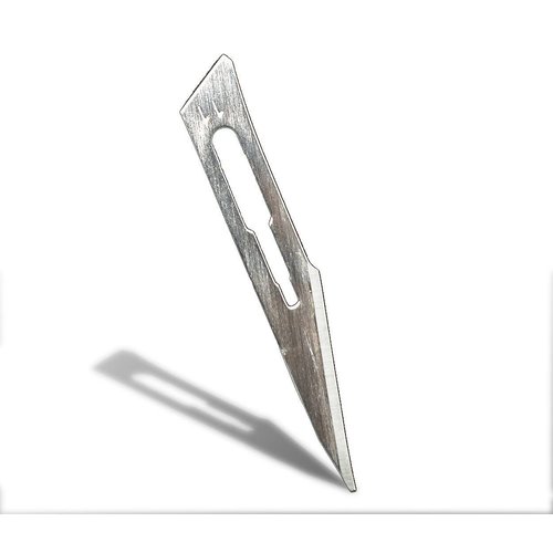 Disposable Surgical Scalpel Blades Sterile High Grade Carbon Steel 2.1% 10xx Individually Foil Wrapped by P&P MEDICAL SURGICAL Size 11 Box of 100
