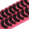 Eyelashes Fluffy Mink Lashes Dramatic Full Volume False Eyelashes 6D Faux Mink Eye Lash 18mm Long Lashes Pack 8 Pairs by Winifred