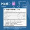 The Amino CO - Heal - Post Workout Recovery Drink with Pure Eaa Amino Acid Formula - Creatine Monohydrate Powder for Efficient Muscle Repair, Vegan, and Keto-Friendly with Grape Flavor - 10.89oz
