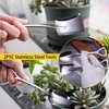 Wobodan 12 Pcs Succulent Tools Set Mini Transplanting Garden Tools Kit for Indoor Gardening Flower Pot Cactus Care