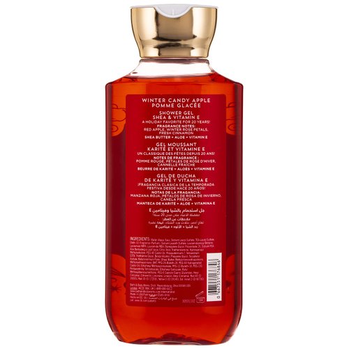 Bath & Body Works Winter Candy Apple 2019 Edition with Shea & Vitamin E Shower Gel 10 fl oz / 295 mL