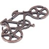 SHUYUE Bicycle Metal Puzzle Lock IQ Test Mind Game Toys Brain Teaser Metal Puzzles Magic Trick Toy Metal IQ Puzzle for Kids and Adults