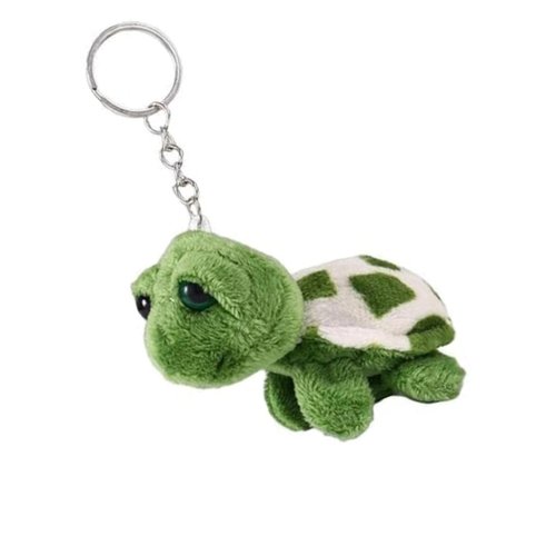 Galepromot Green Mini Sea Creatures Turtle Doll Keychain Gift,Plush Key Ring Cartoon Bag Pendant Auto Animal Keychain Decoration,Plush Automobile Keychains Trim, Car Keychains Car Accessories