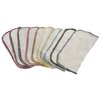 Gina's Soft Cloth Shop 1 Ply Organic Flannel Washable Baby Wipes 8 x 8 Inches Set of 10 Earthtone Assortment