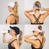 Ponyflo Performance Ponytail Running Hat - Ponytail Hats for Women - High Ponytail Hats for Women - Baseball Cap Women Black