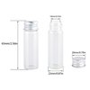 MaxMau 24 Tiny Jars with Aluminum Screw Lids 15ml Small Glass Bottles Clear Mini Vials Metal Caps Top Sample Message Bottle Jewelry Beads Herbs Storing Wedding Favors DIY Decorations