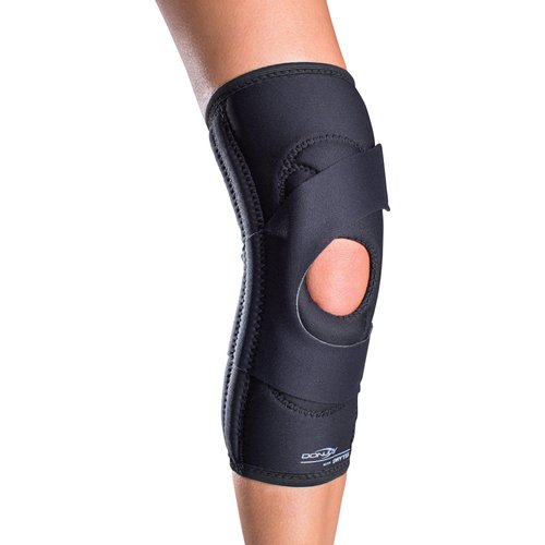 DonJoy Lateral J Patella Knee Support Brace without Hinge: Drytex, Right Leg, Medium