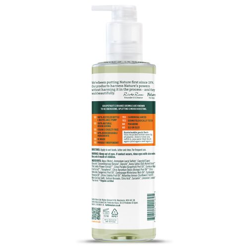 Faith In Nature Natural Grapefruit and Orange Hand Wash, Invigorating, Vegan and Cruelty Free, No SLS or Parabens, 400 ml