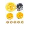 New Version Differentials Gears MOC Technical Modification Parts Compatible with Standard Building Blocks