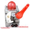 HUZTL BVM200FE Carburetor for Poulan 545081857 Craftsman Leaf Blower 358794765 358794780 358794773 358794774 358794770 358 794763