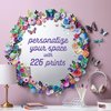 Craft-tastic — Design Your Own Nature Collection – DIY Collage Arts & Crafts Kit – Personalize Your Wall, Mirror, Window, Or Door with Dimensional Flowers, Butterflies, and More — for Ages 10+