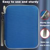 Card Case Compatible for Yoto Card Case Holder 80 Pockets Card Folder Card Binder with Zipper fit 2.3 * 3.4 inch Mini Audiobook Cards (Blue)