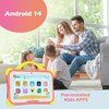 weelikeit Kids Tablet, 7 inch Tablet for Kids 8GB RAM 64GB ROM Android 14 Toddler Tablet with Bluetooth, WiFi, Dual Camera, Children Tablet with Parental Control, Educational App for Girls Boys(Pink)