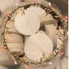 BeNat. Natural Loofah Sponge -5 Pads- Zero-Waste. Biodegradable. Eco-Friendly (Diameter 3")