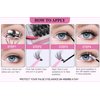 Lucky Fox DIY Lash Extensions Kit 280pcs Individual Lashes Clusters 40D 8-16mm Natural Fluffy Cat Eye Faux Mink Curl False Eyelash, Black