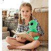 DolliBu Green Alien Plush Toy - Super Soft Space Stuffed Animal Creature, Cute Alien Toy for Kids and Adults, Alien Plush Stuffed Animals for Cuddling, Alien Doll Gift for Girls and Boys - 6 Inches