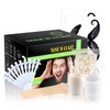 Joyeee Nose Wax Kit for Women & Men, Original Nose Hair Wax Kit For Nostril Nasal Cleaning Ear Hair Removal, 50 g Wax for Nose Hair Removal, Nose Wax Sticks, Mustache Guards, Paper Cup, Applicators