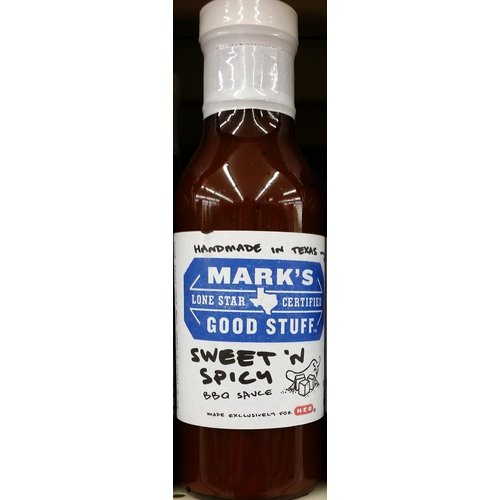 Mark's Good Stuff BBQ Sauce, Sweet 'N Spicy 14 Oz (Pack of 2)
