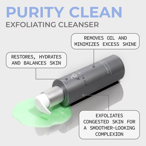 Purity Clean Exfoliating Cleanser by Cosmedix for Women - 5 oz Cleanser