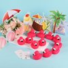 TOYMIS 12pcs Flamingo Rubber Duck, Cute Float Rubber Duck Rubber Ducks Bath Toys Bathtub Duckies Mini Rubber Ducks for Shower Birthday Party Favors Home Decoration Classroom Prizes