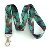 Woodland Camouflage Camo Print Lanyard Key Chain Id Badge Holder