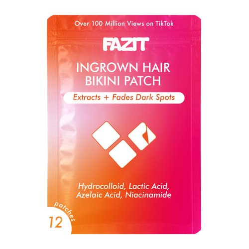 FAZIT Ingrown Hair Treatment Pads - Bikini Area and Private Intimate Hair Remover for Women