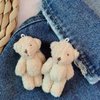 12Pcs Stuffed Plush Mini Teddy Bears, 6cm Joint Stuffed Small Teddy Bears Tiny Bear Stuffed Animal Bulk for Cake Decorations Party Favors Supplies Bag DIY Accessory Christmas Stocking …