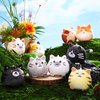 Libima 9 Pcs Mini Stuffed Keychains 3.15 Inch Small Plush Bulk Ornaments for Kids Birthday Party Favors Gifts Xmas Tree Hanging Stocking Stuffers (Cat)