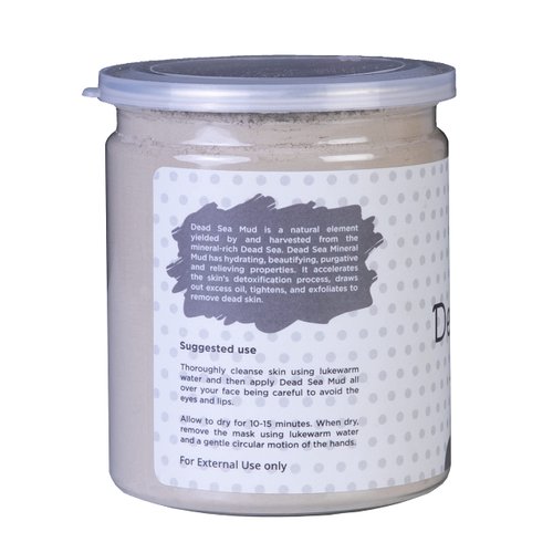 Dead Sea Mud Powder | 1 Lb | Detoxifies and Exfoliates The Skin | 100% Natural Mud Face Mask | Clears Acne, Dark Spots & Anti-Aging | By Yogi's Gift®