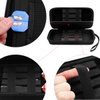 GWCASE Dart Case for 6 Steel Tip and Soft Tip Darts, Dart Carrying Storage Holder Fits for Dart Tips, Shafts and Flights (Box Only)