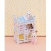 Calico Critters Triple Baby Bunk Beds - Dollhouse Furniture Set for Ages 3+