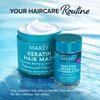 MAREE Hair Oil for Damaged Hair 2 Pack - Keratin Styling & Moisturizing Oil Capsules with Avocado, Jojoba & Argan Oil - Leave-in Anti Frizz Hair Serum for Frizzy and Damaged Hair Vitamins A, E & B5