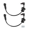 WMPHE 2 Pcs ABS Wheel Speed Sensor Compatible with Chevy Equinox 2010 2011 2012 2013 2014 2015 2016 2017, GMC Terrain 2010 to 2017, Rear ABS Sensor, Replacement for 25913456, 23348259