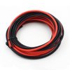 Electrical Wire 14 AWG 14 Gauge Silicone Wire Hook Up Wire Cable 20 Feet [10 ft Black and 10 ft Red] Soft and Flexible 400 Strands 0.08 mm of Tinned Copper Wire High Temperature Resistance (14AWG)