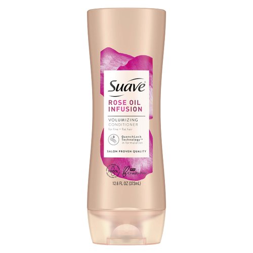 Suave Professionals Conditioner For Fine to Flat Hair Rose Oil Infusion Volumizing Conditioner 12.6 oz