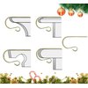 Edoneery Christmas Stocking Holder Stocking Holders for Mantle Set of 6 Christmas Stocking Holders for Fireplace Mantle