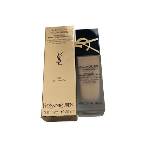 YSL All Hours Luminous Matte Foundation LN4 Cream