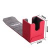 Zoopin Leather Deck Box - Red for Collectible Cards-MTG,Yugioh,Pokeman,TES Legacy,Munchkins CCG Decks and Also Small Tokens or Dice- Hold 80 Sleeved Cards or 150 Naked Cards …