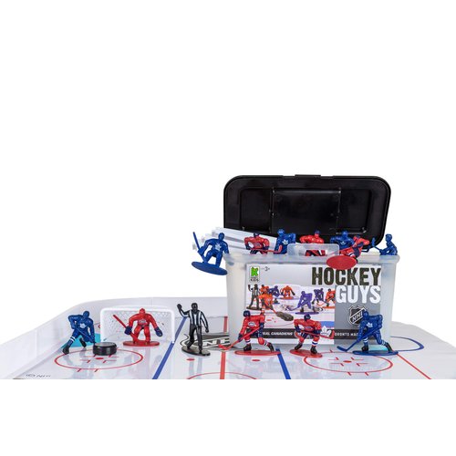 Kaskey Kids NHL® Toronto vs Montreal 27 Piece Hockey Guys Action Figure Set for Hockey Fans